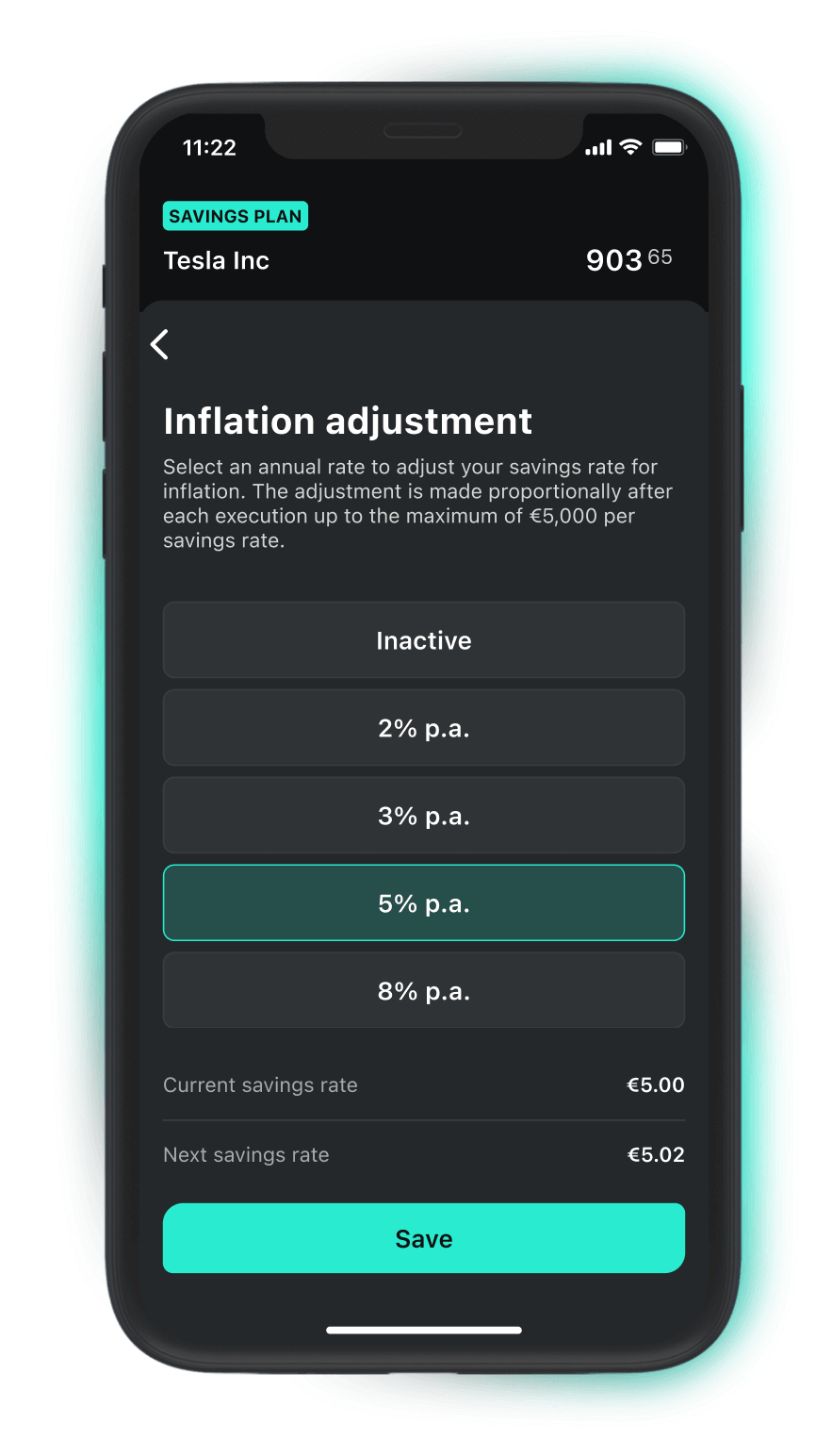 Asset light Produktnews Sparpläne-flexibel inflation AllDevices